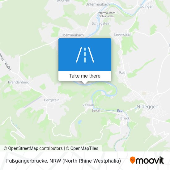 Fußgängerbrücke map