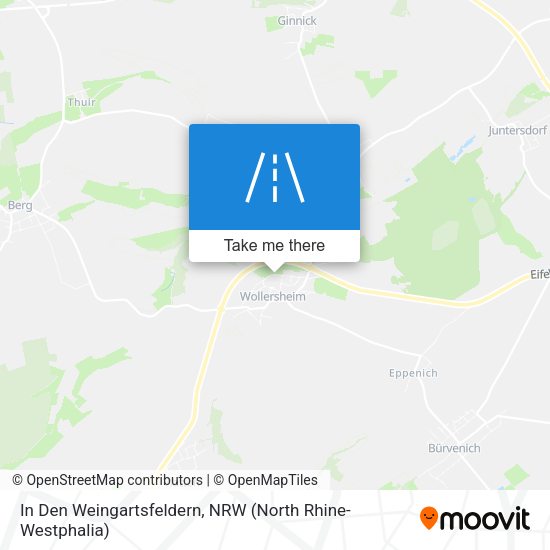 In Den Weingartsfeldern map