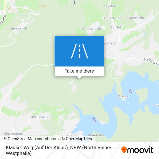 Klauser Weg (Auf Der Kluuß) map