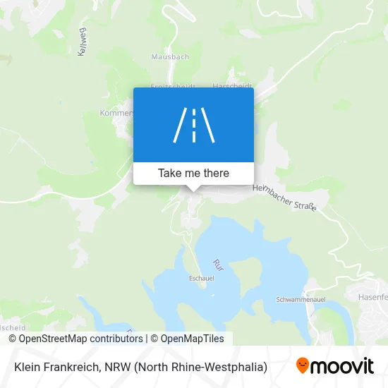 Klein Frankreich map