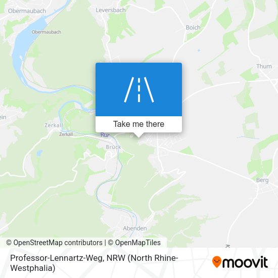 Professor-Lennartz-Weg map