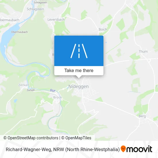 Richard-Wagner-Weg map