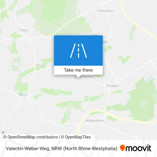 Valentin-Weber-Weg map