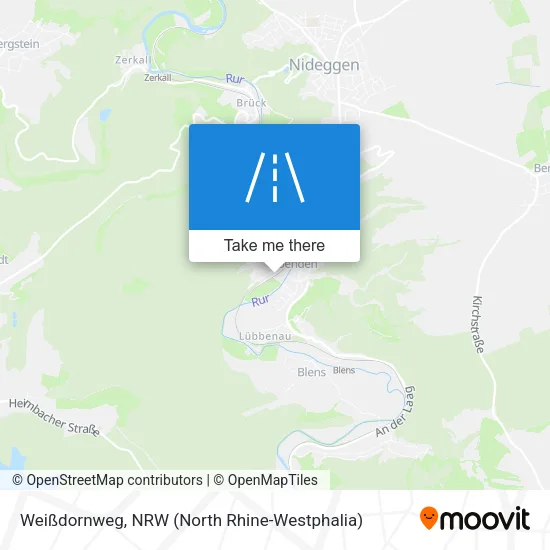 Карта Weißdornweg