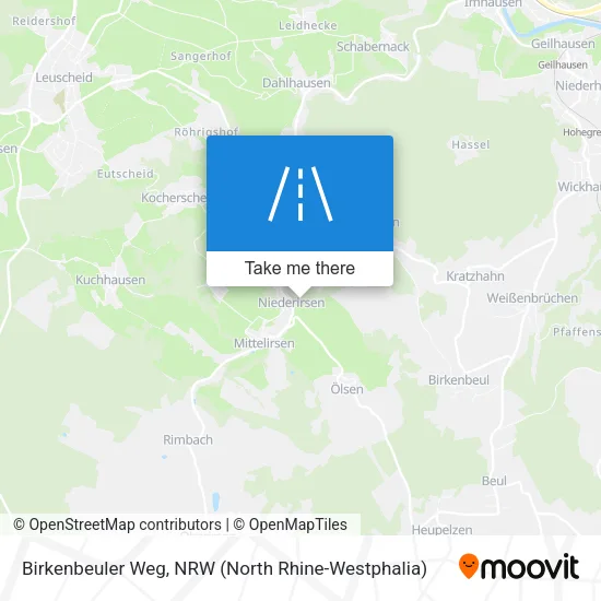 Карта Birkenbeuler Weg