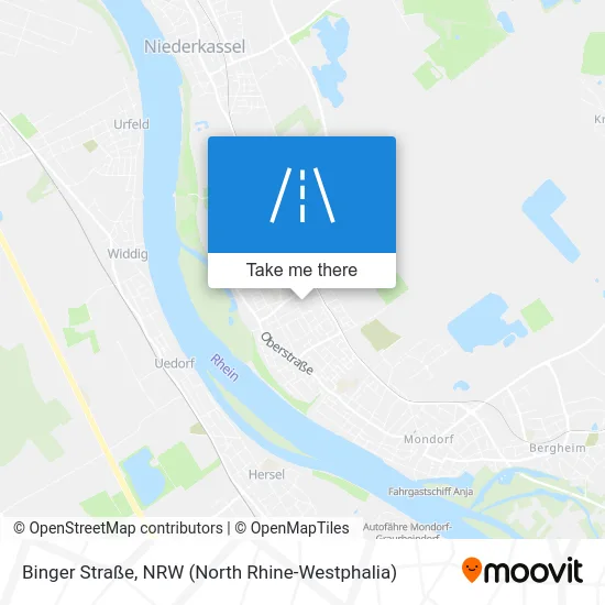 Binger Straße map