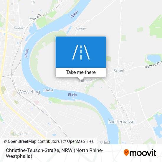 Christine-Teusch-Straße map
