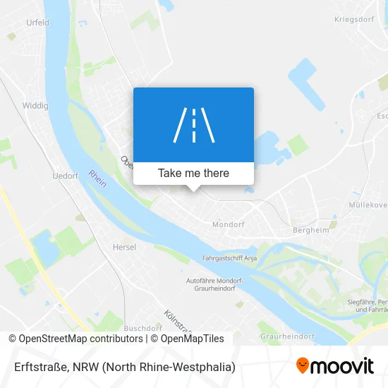 Erftstraße map