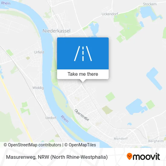 Masurenweg map
