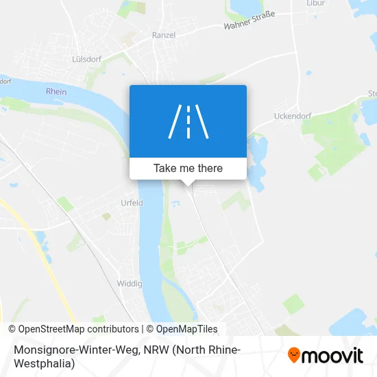 Monsignore-Winter-Weg map