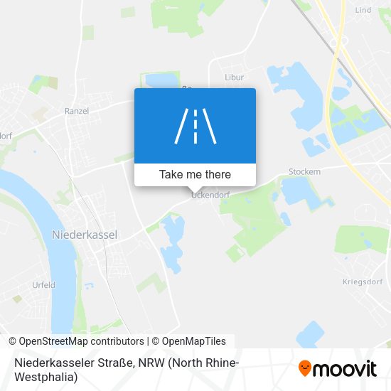 Niederkasseler Straße map