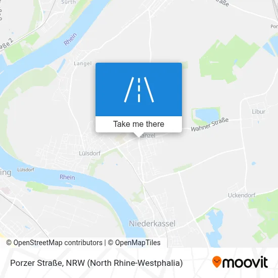 Porzer Straße map