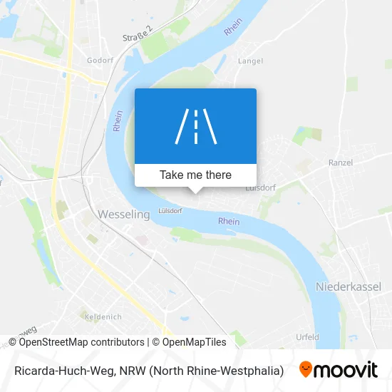 Ricarda-Huch-Weg map