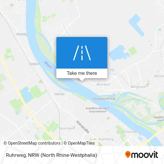 Карта Ruhrweg