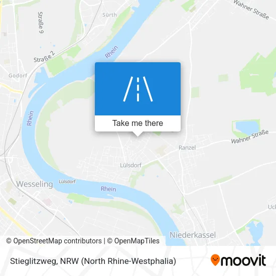 Stieglitzweg map
