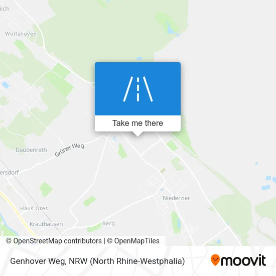 Карта Genhover Weg