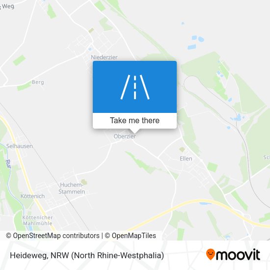 Heideweg map