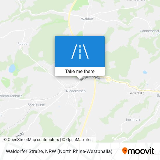 Waldorfer Straße map