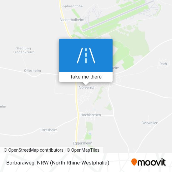 Barbaraweg map