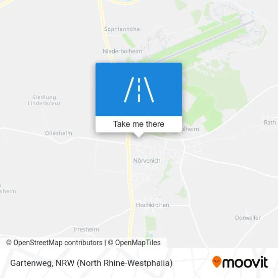 Карта Gartenweg