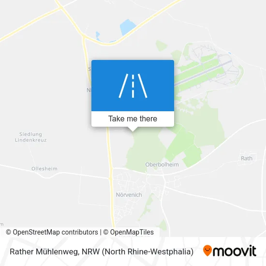 Карта Rather Mühlenweg