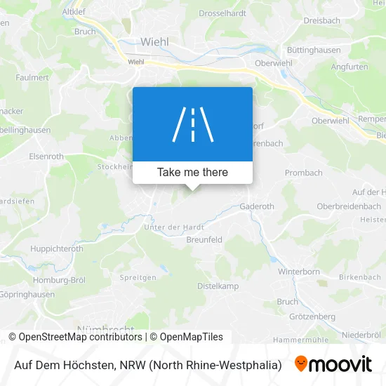 Карта Auf Dem Höchsten