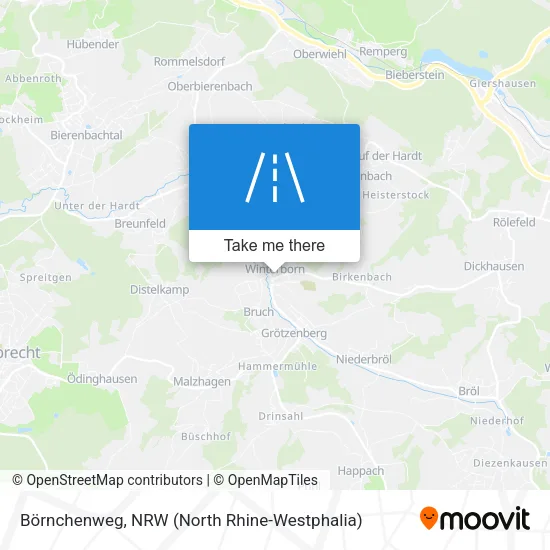 Карта Börnchenweg