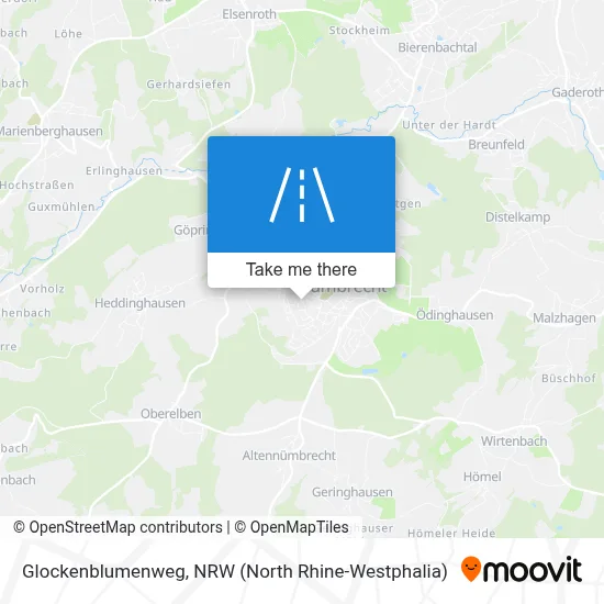 Glockenblumenweg map