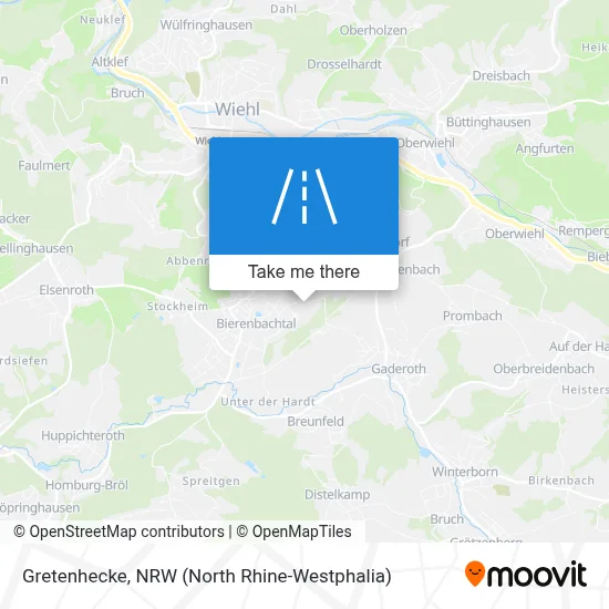 Gretenhecke map