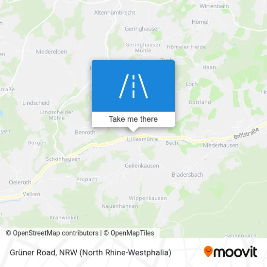 Grüner Weg map