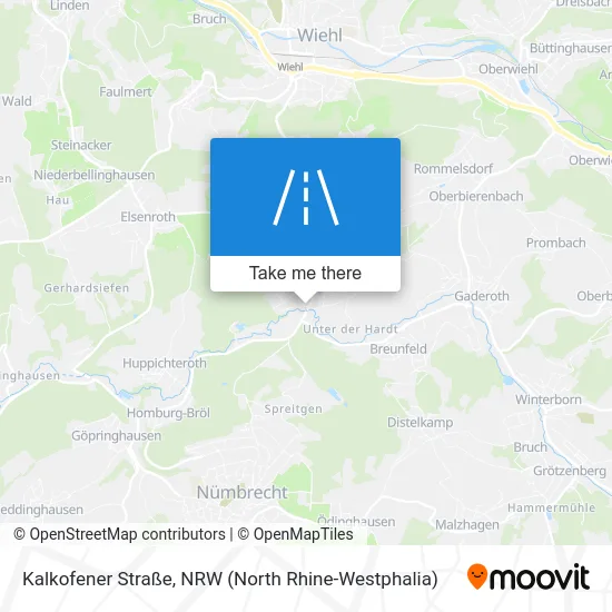 Карта Kalkofener Straße