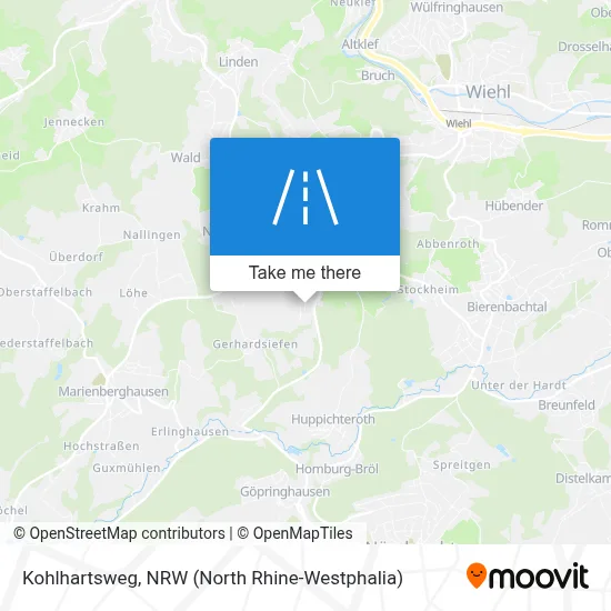 Kohlhartsweg map