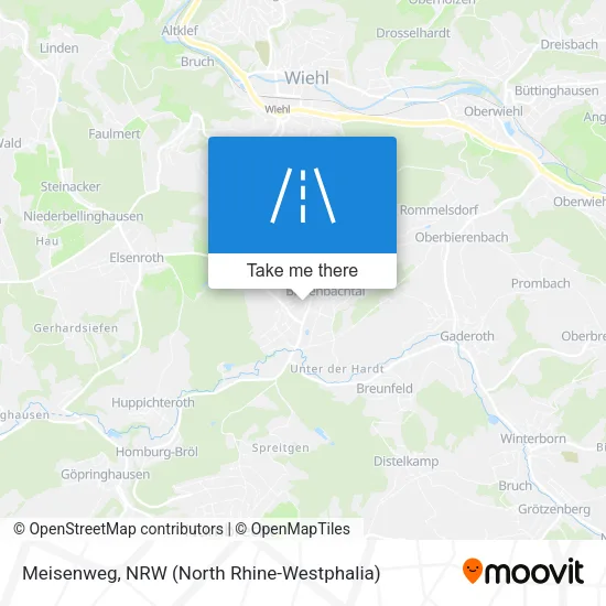 Meisenweg map