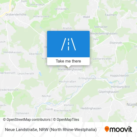 Neue Landstraße map