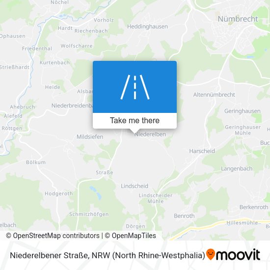 Niederelbener Straße map