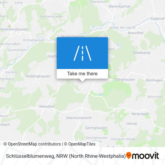 Schlüsselblumenweg map