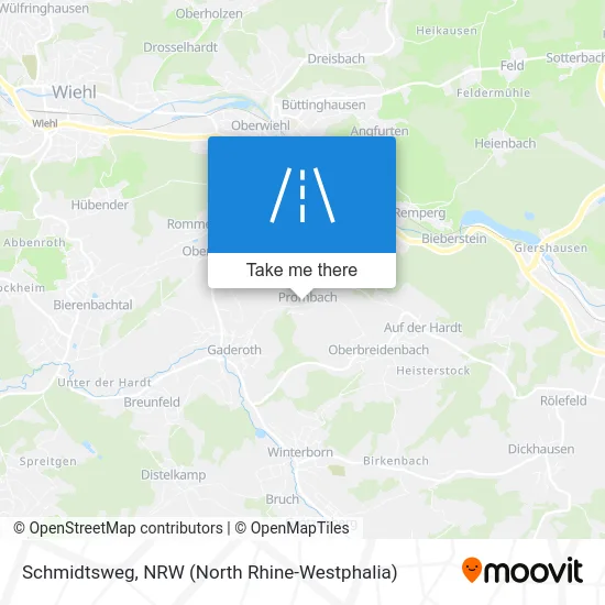 Schmidtsweg map