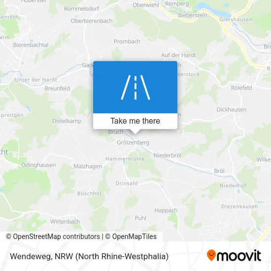 Карта Wendeweg
