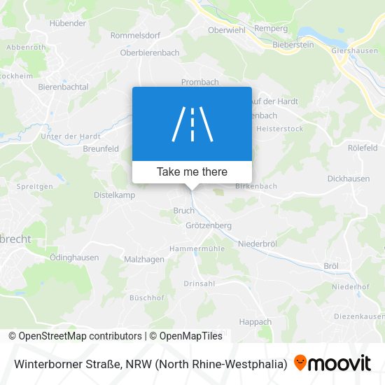 Winterborner Straße map