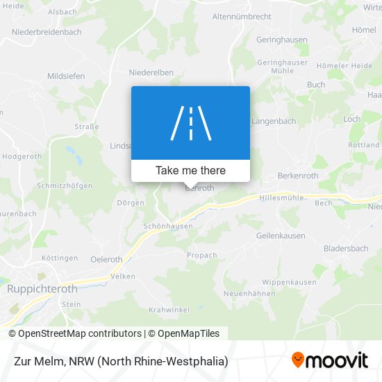 Zur Melm map