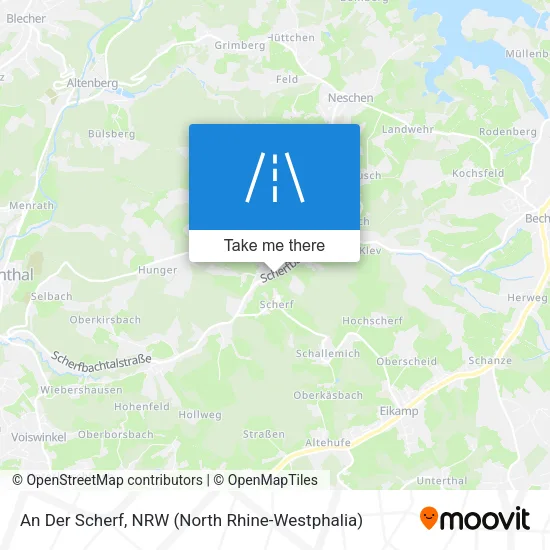 Карта An Der Scherf
