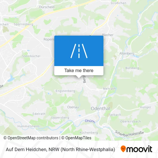 Карта Auf Dem Heidchen