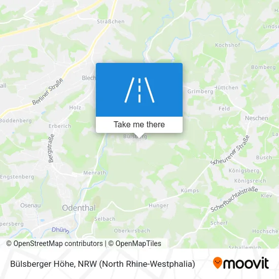 Карта Bülsberger Höhe