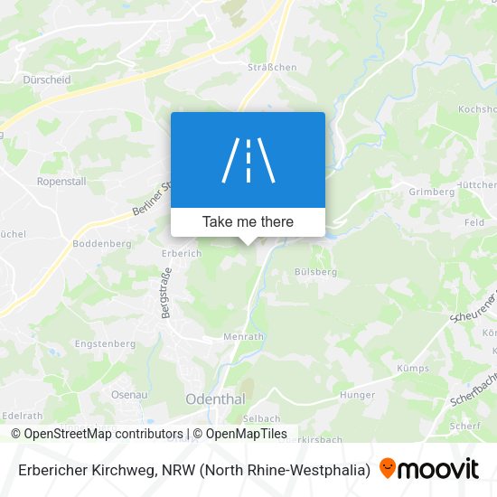 Erbericher Kirchweg map