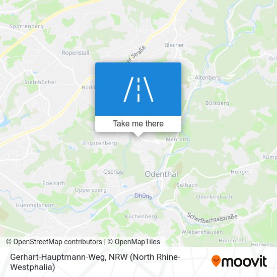 Gerhart-Hauptmann-Weg map