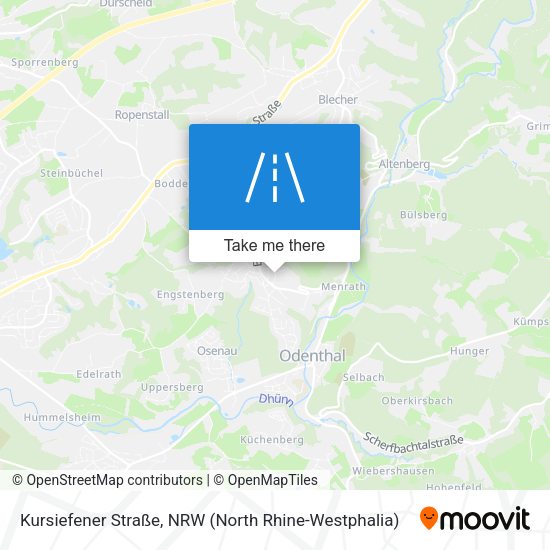 Kursiefener Straße map