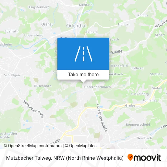 Mutzbacher Talweg map