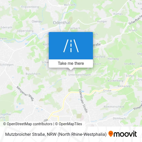 Карта Mutzbroicher Straße