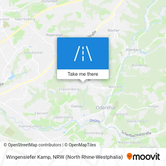 Карта Wingensiefer Kamp