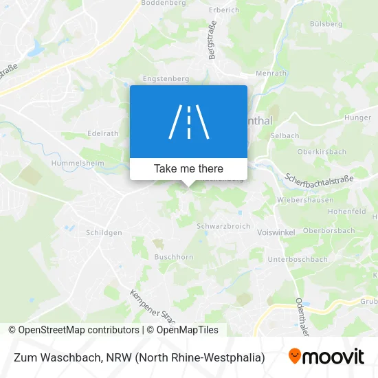 Карта Zum Waschbach